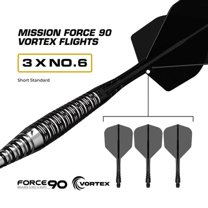 Mission - Cameron Carolissen - 95% Tungsten Steel Tip Darts
