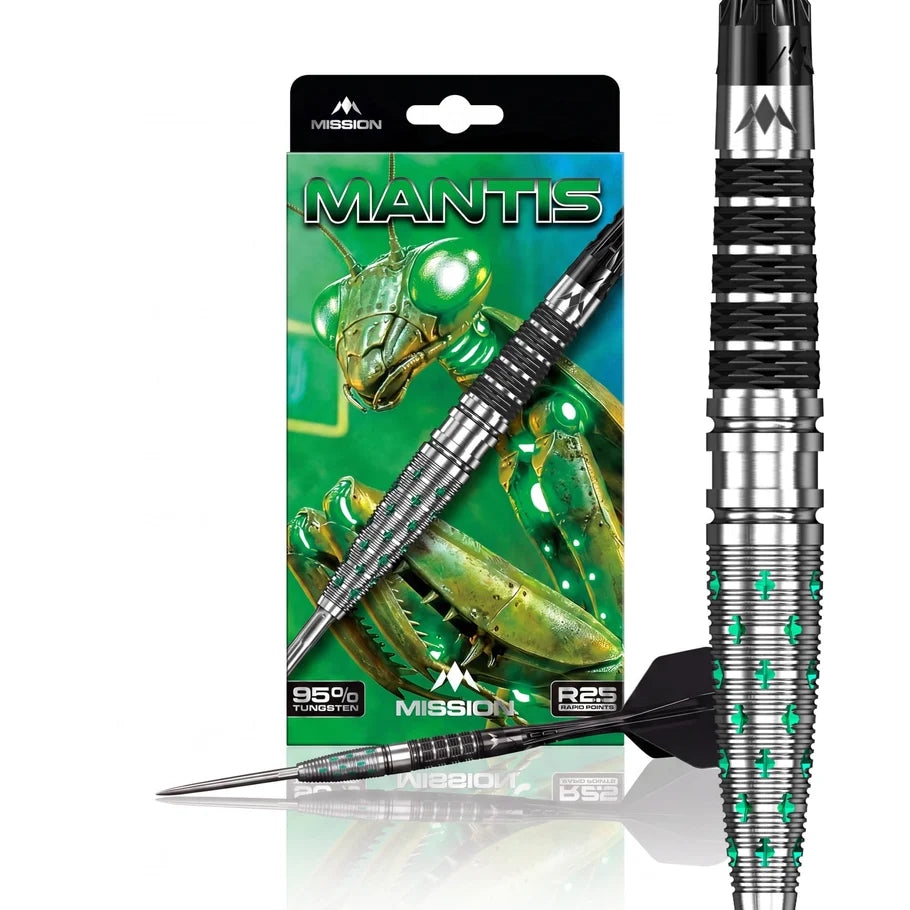 Mission - Mantis - 95% Tungsten Steel Tip Darts