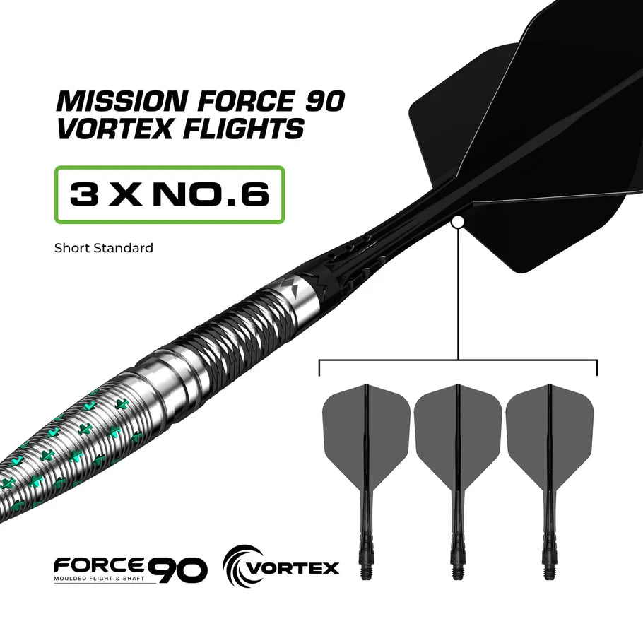 Mission - Mantis - 95% Tungsten Steel Tip Darts