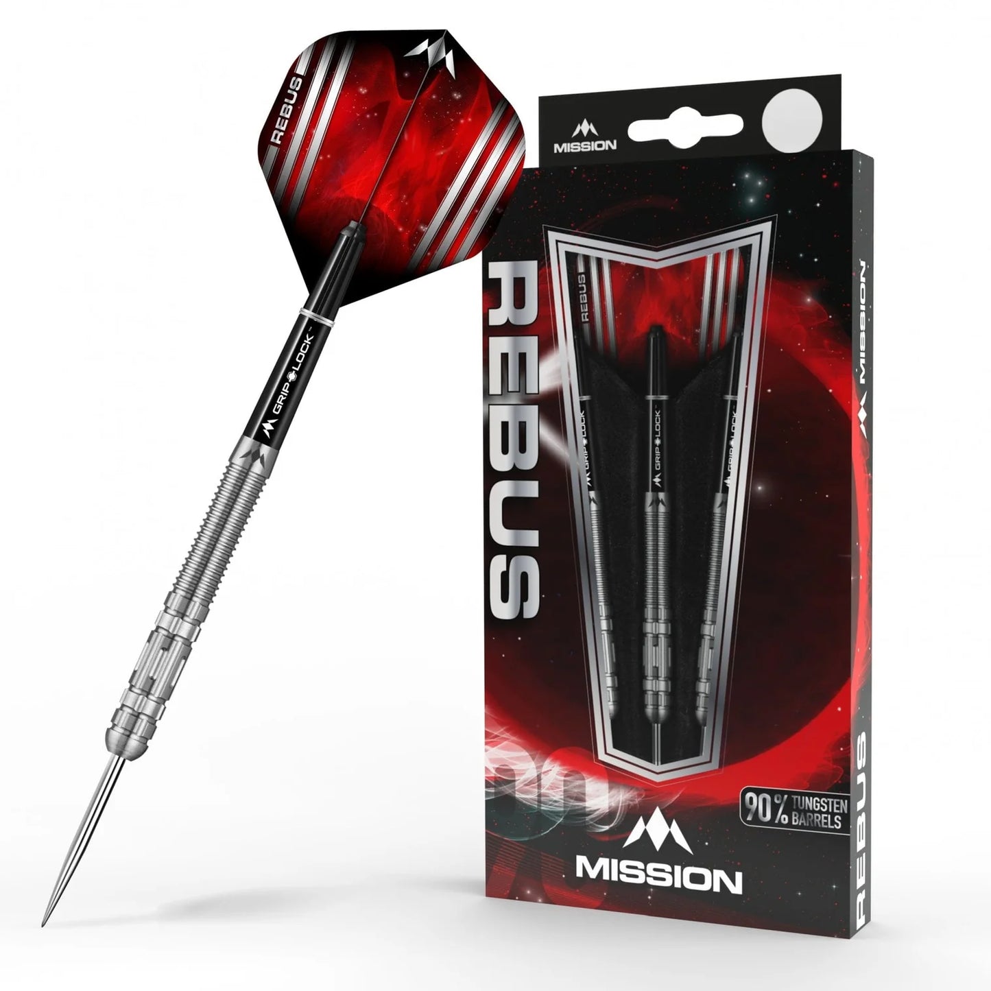 Mission - Rebus M4 - 90% Tungsten Steel Tip Darts - 22g
