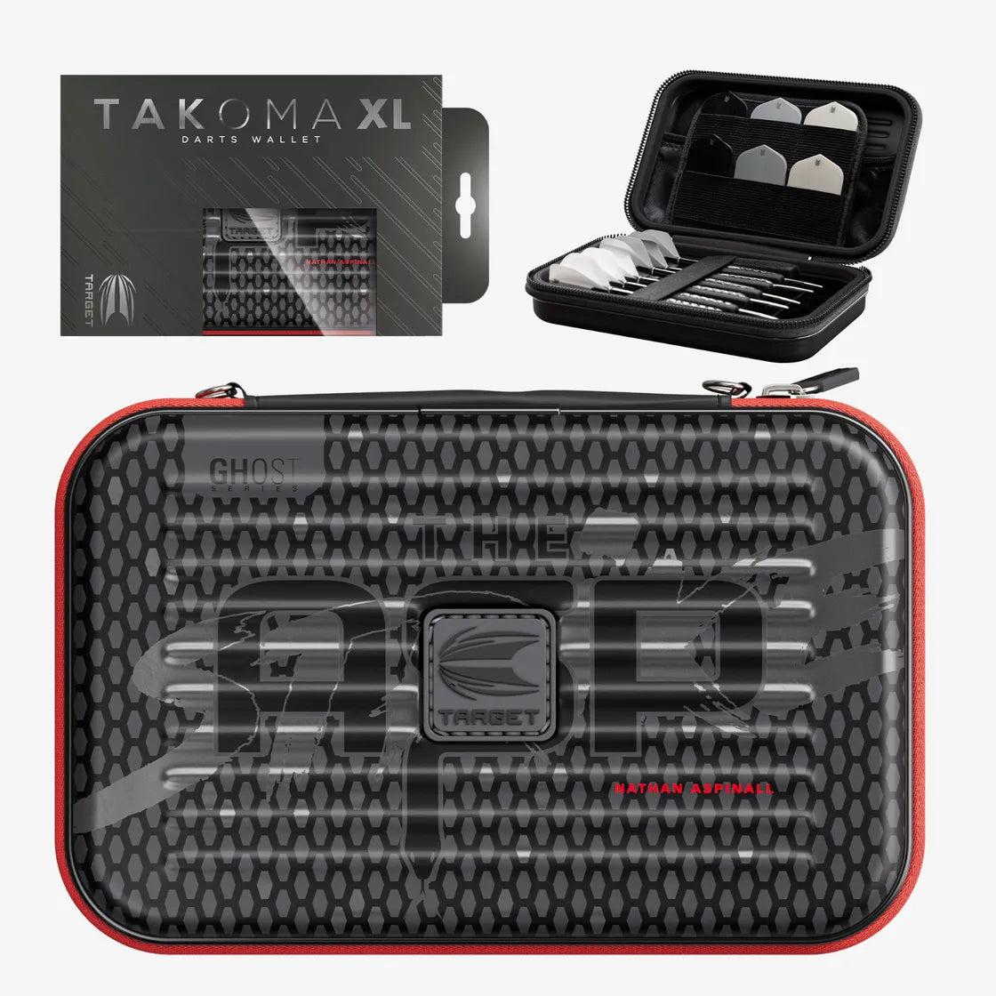 Target Takoma XL Ghost Darts Players Case / Wallets (Holds 2 sets of Darts)