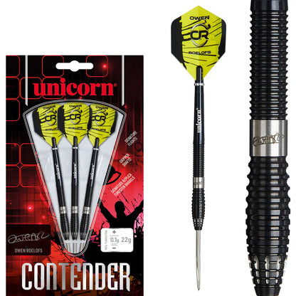 Unicorn Darts - Contender - Owen Roelofs -  90% Tungsten Steel Tip Darts