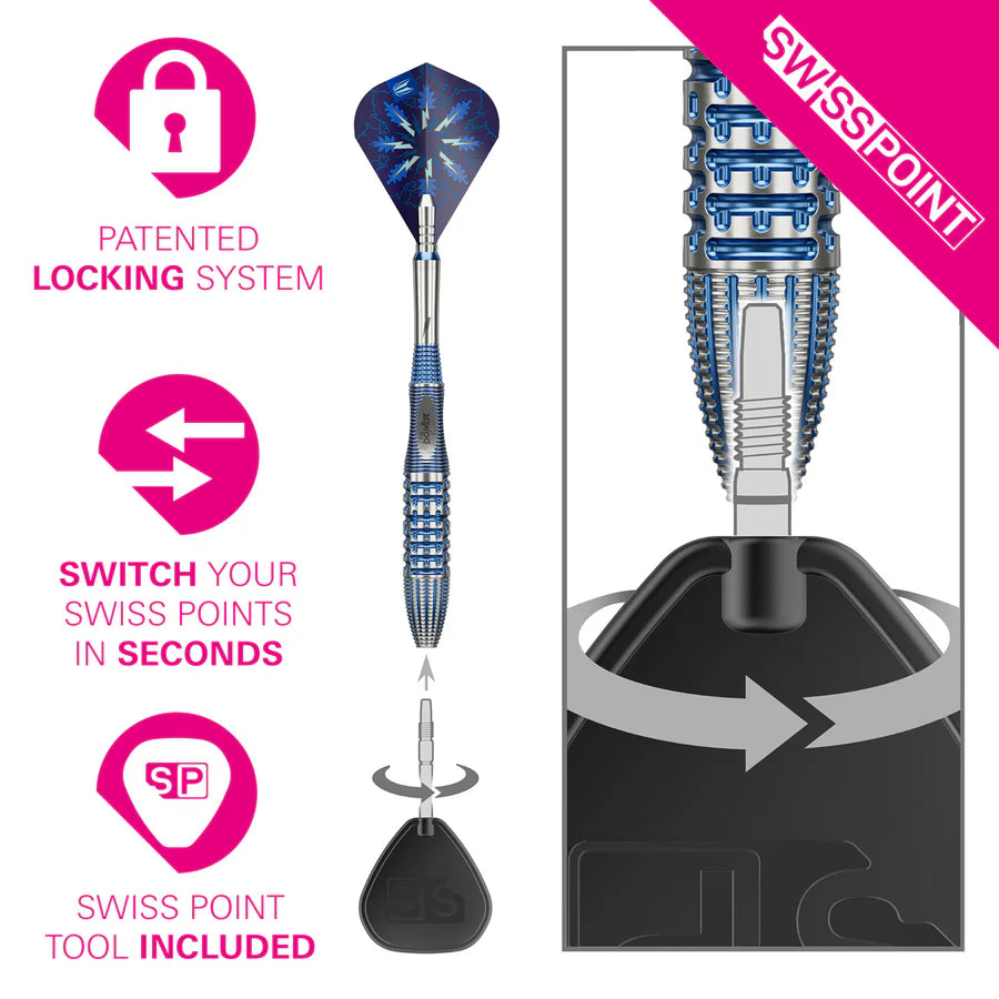 Target Darts  - Phil Taylor Power Gx2 Gen 12 Darts - 95% Tungsten Darts