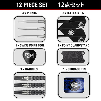 Target Japan - Paul Lim Gen 9 Darts - The Legend Slinger - 90% Tungsten Darts