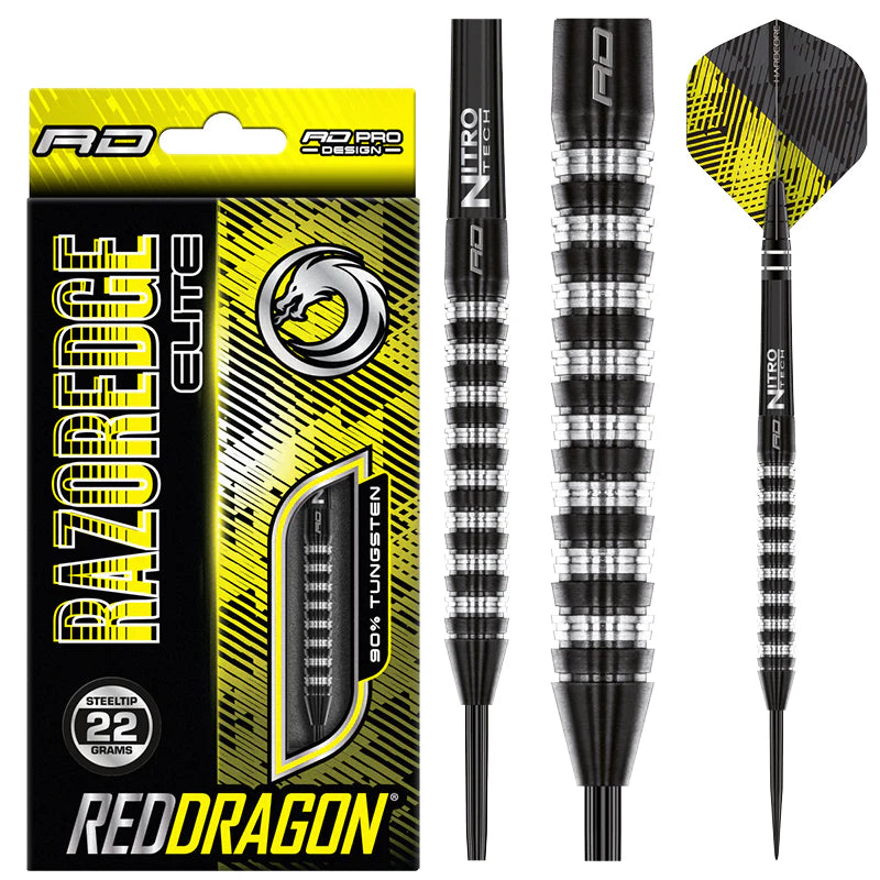 Red Dragon - Razor Edge Elite - 90% Tungsten Darts – Darts and Cues ...