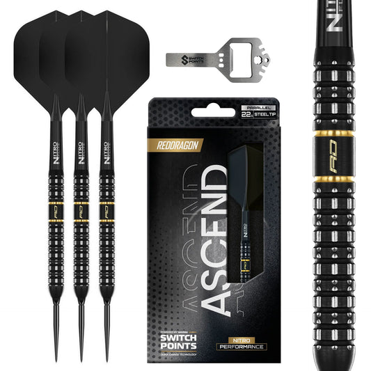 Red Dragon - Ascend Parallel Switch Point - 90% Tungsten Darts