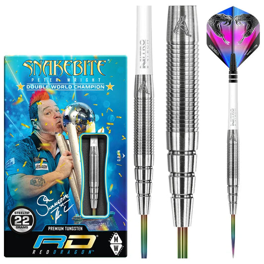 Red Dragon - Peter Wright PL15 - 90% Tungsten Darts