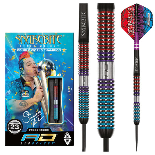 Red Dragon - Peter Wright Spirit Darts - 90% Tungsten Darts