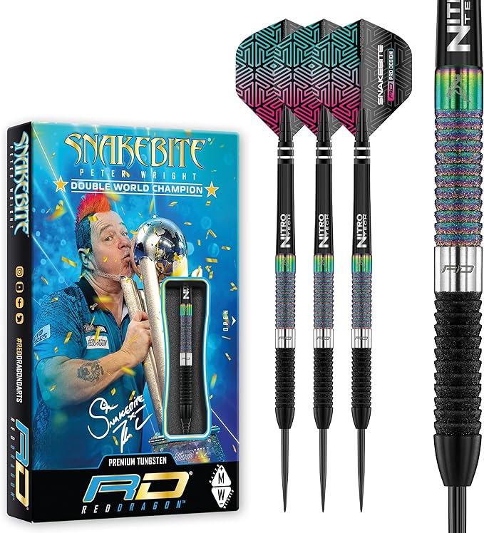 Red Dragon - Peter Wright WC Diamond Spectron - 90% Tungsten Darts