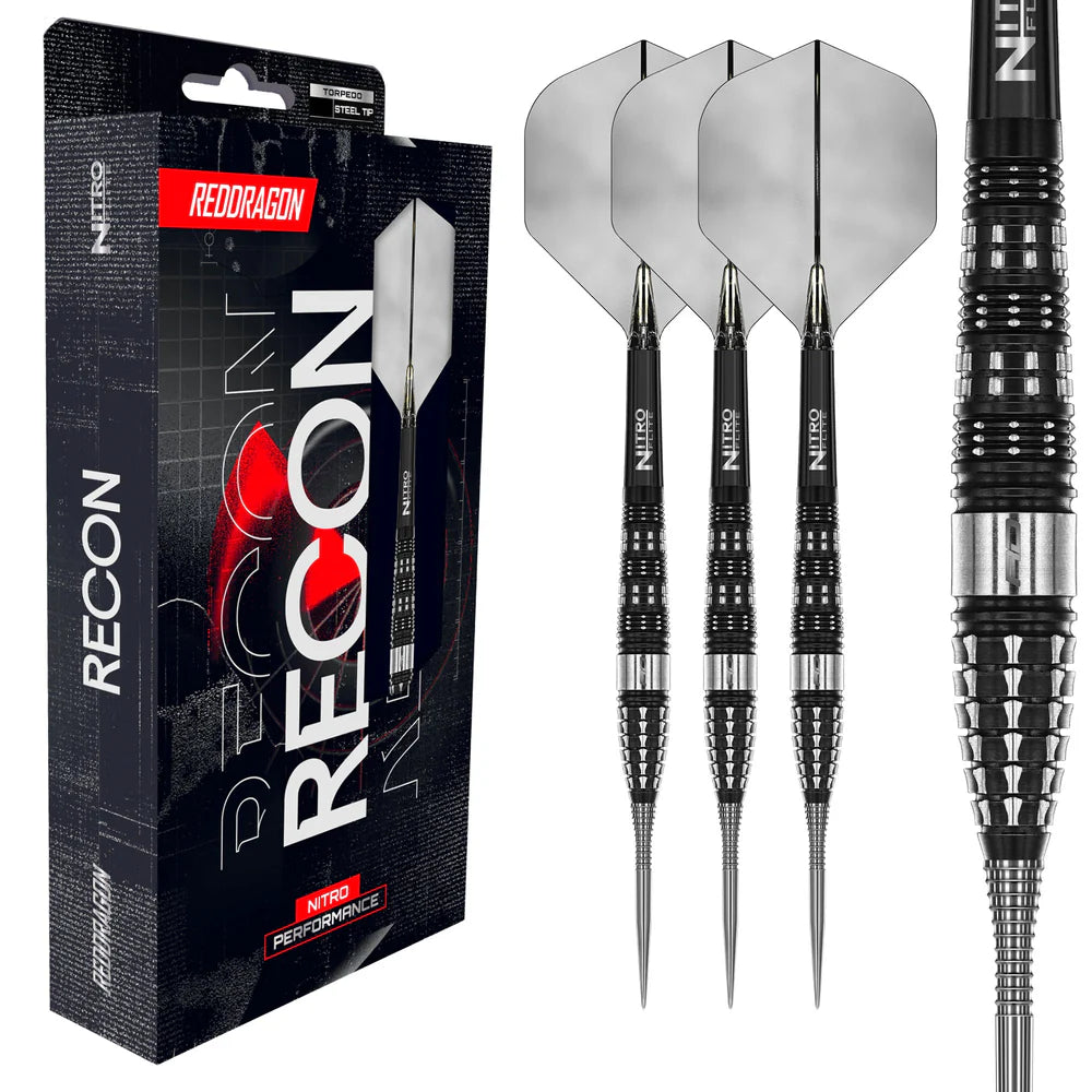 Red Dragon - Recon Torpedo - 90% Steel Tip Tungsten Darts