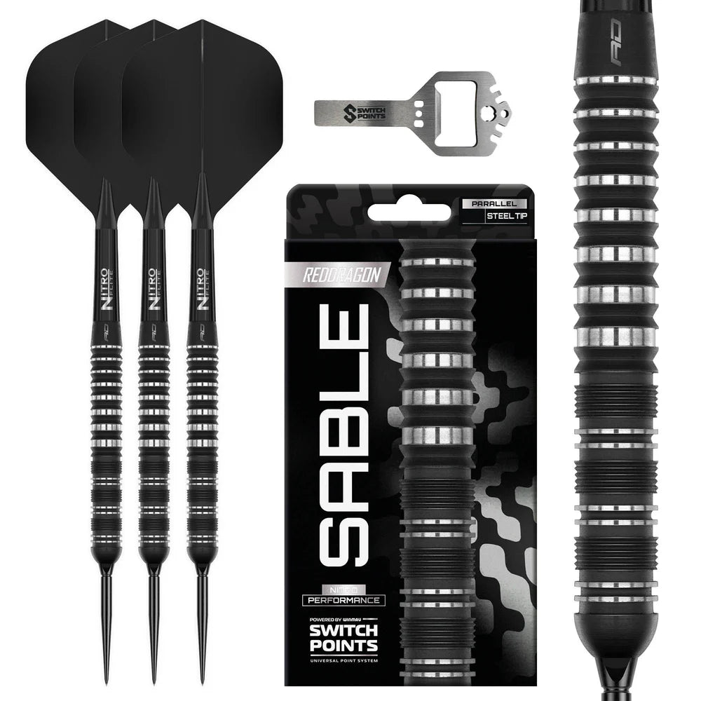 Red Dragon - Sable Parallel Switch Point - 90% Tungsten Darts