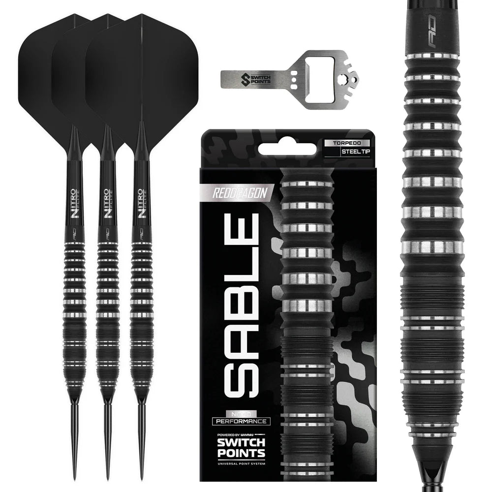 Red Dragon - Sable Torpedo Switch Point - 90% Tungsten Darts