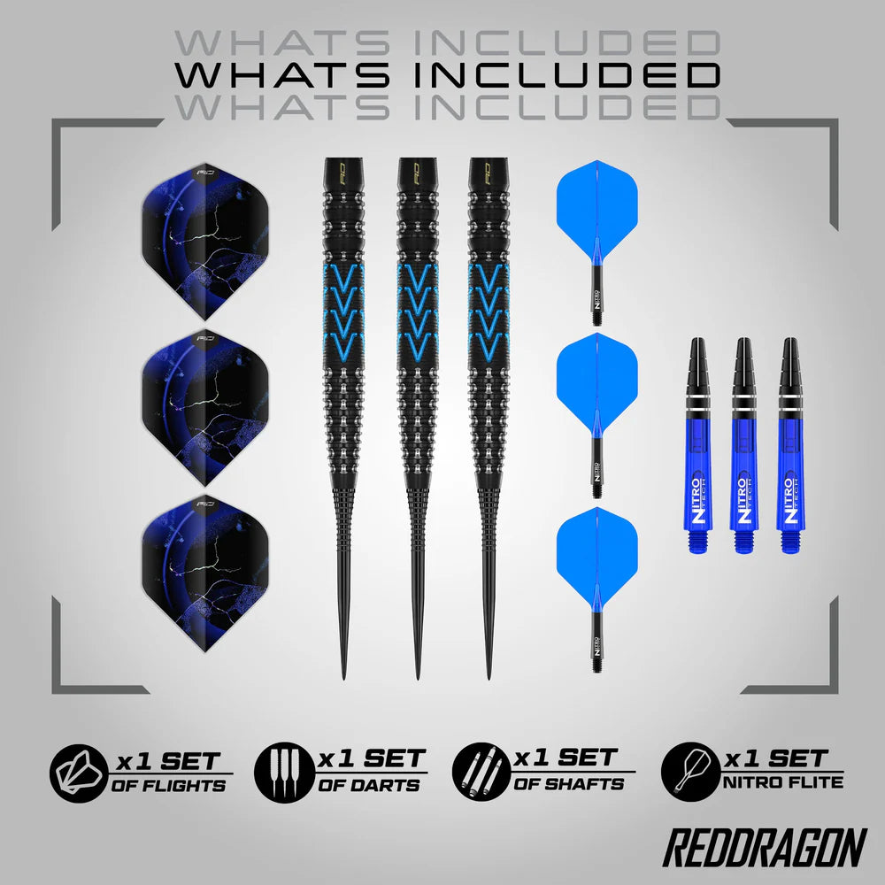 Red Dragon - Amp Tapered - 90% Steel Tip Tungsten Darts