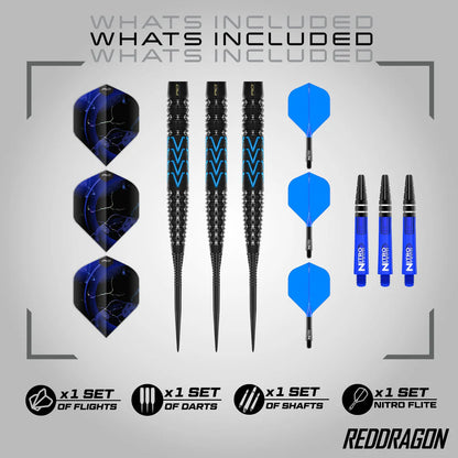 Red Dragon - Amp Tapered - 90% Steel Tip Tungsten Darts