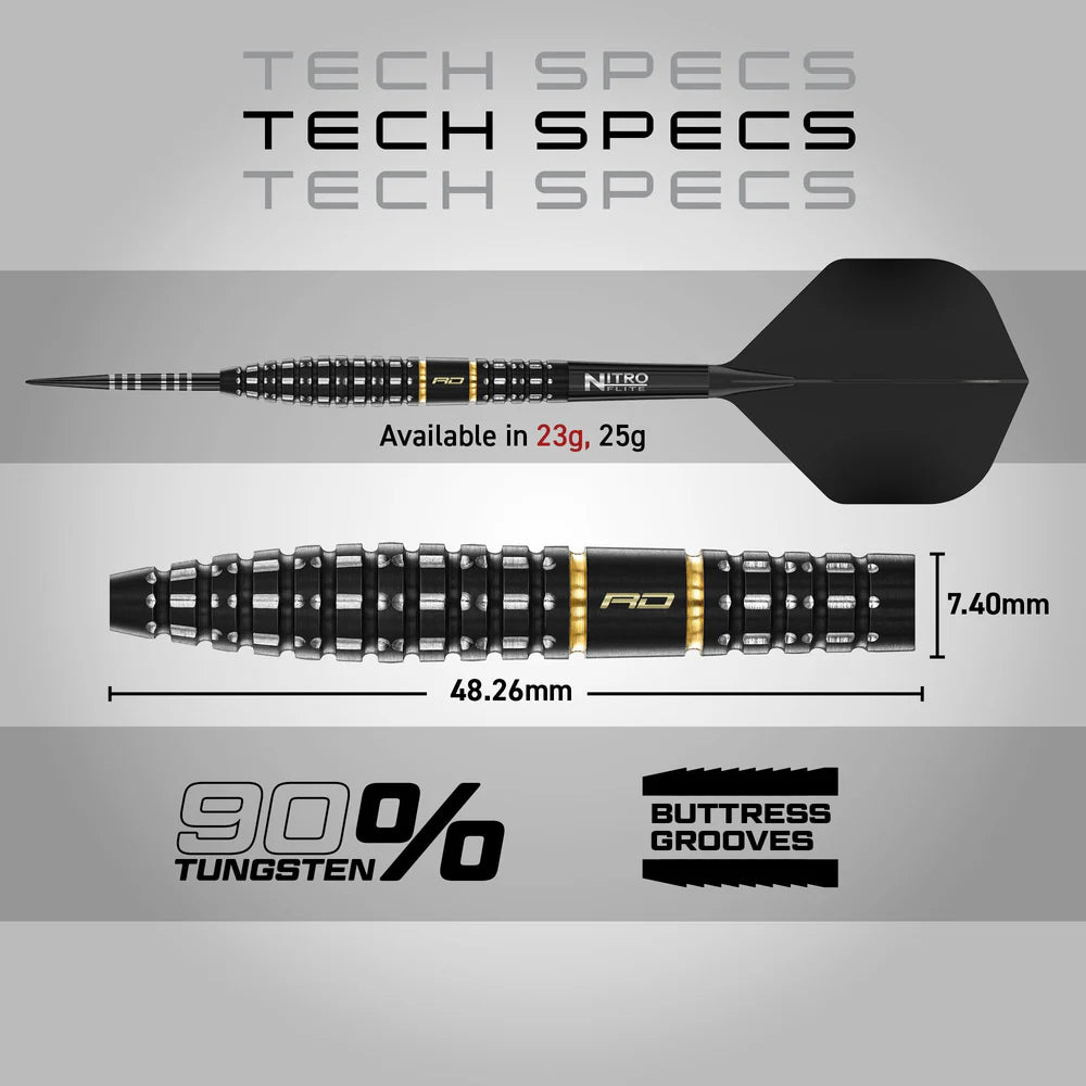 Red Dragon - Ascend Torpedo - 90% Steel Tip Tungsten Darts