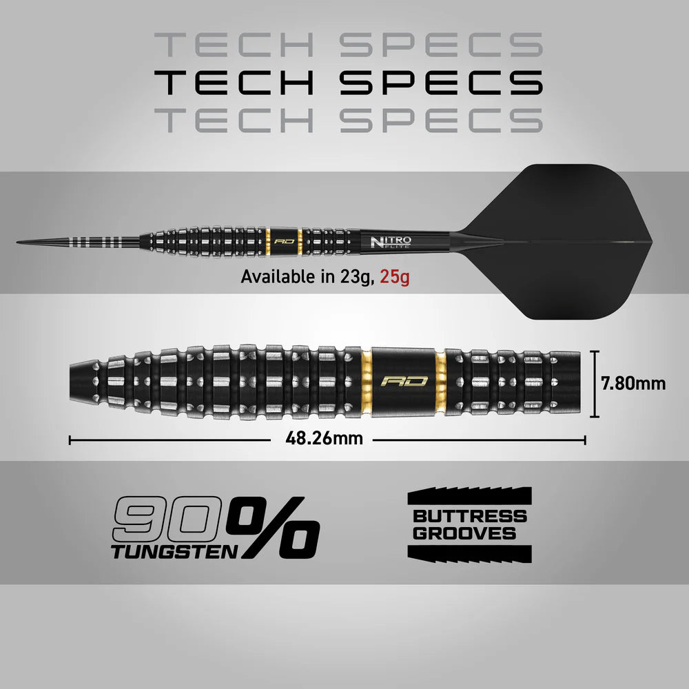 Red Dragon - Ascend Torpedo - 90% Steel Tip Tungsten Darts