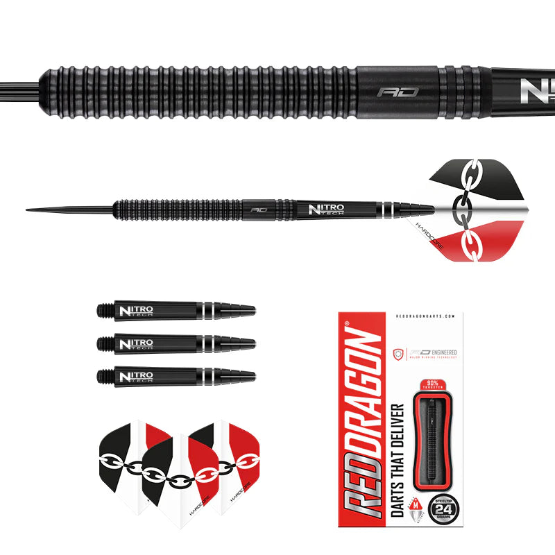 Red Dragon - Jamie Hughes - 90% Tungsten Darts