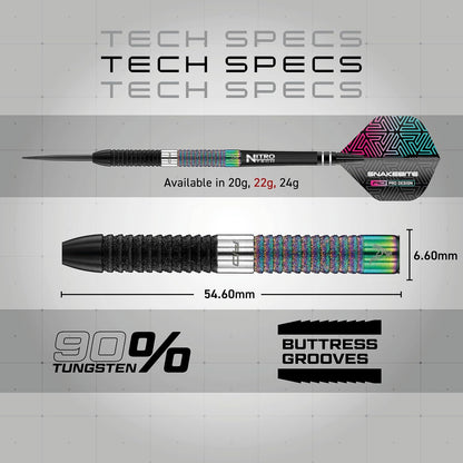 Red Dragon - Peter Wright WC Diamond Spectron - 90% Tungsten Darts