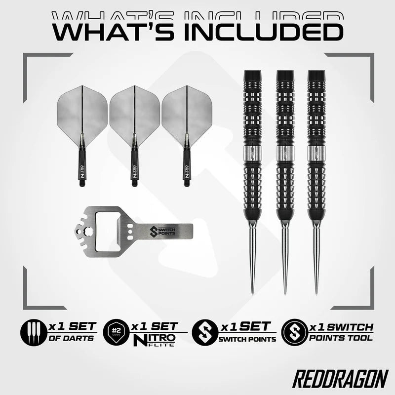 Red Dragon - Recon Parallel Switch Point - 90% Tungsten Darts
