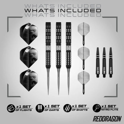 Red Dragon - Recon Parallel - 90% Steel Tip Tungsten Darts