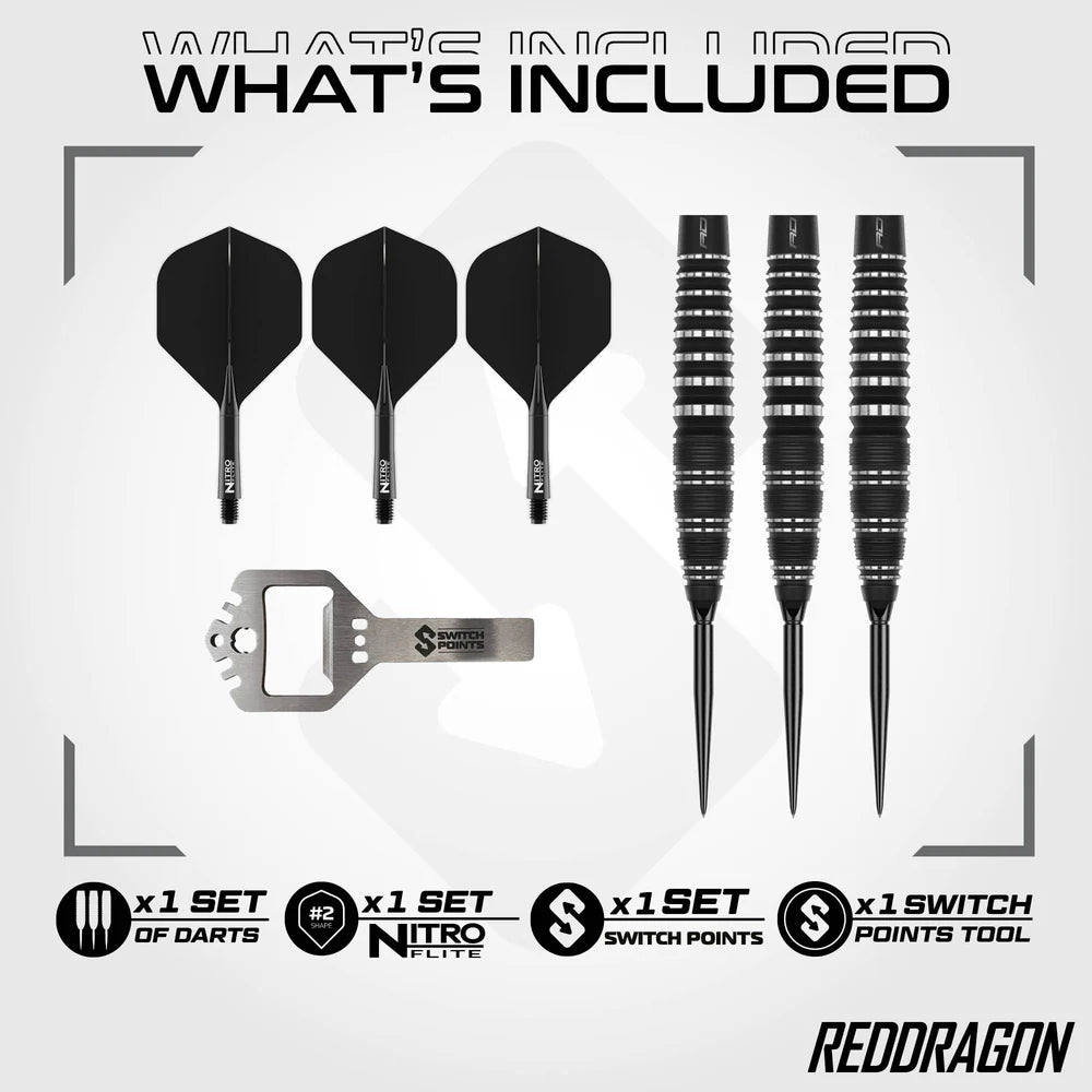 Red Dragon - Sable Bomb Switch Point - 90% Tungsten Darts