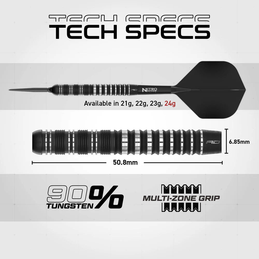 Red Dragon - Sable Parallel Switch Point - 90% Tungsten Darts