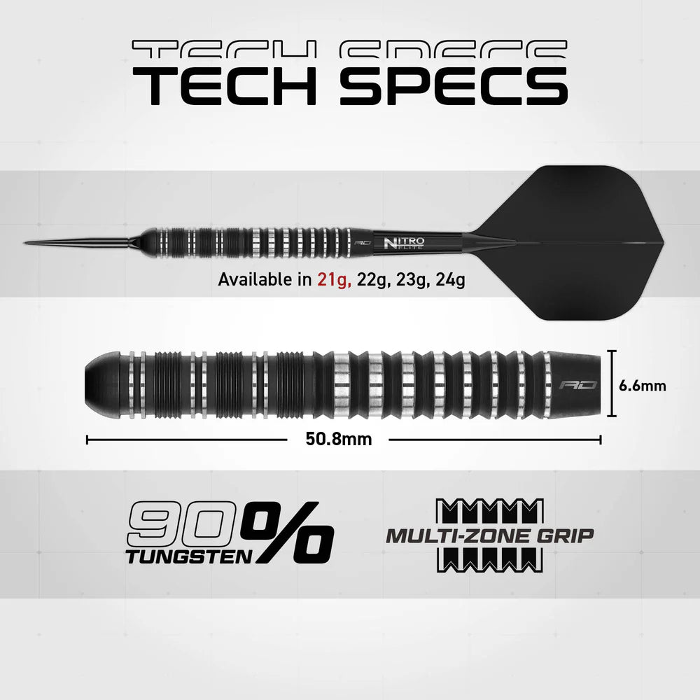 Red Dragon - Sable Parallel Switch Point - 90% Tungsten Darts