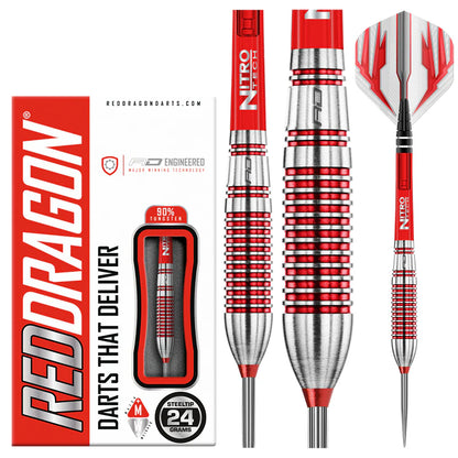 Red Dragon - Reflex Darts - 90% Tungsten Darts - 24g / 26g / 28g