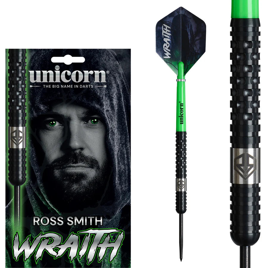 Unicorn Darts - Ross Smith Wraith - 90% Tungsten Steel Tip Darts