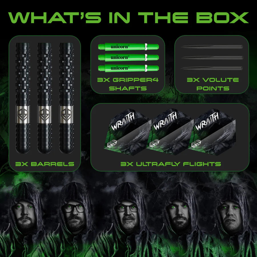 Unicorn Darts - Ross Smith Wraith - 90% Tungsten Steel Tip Darts