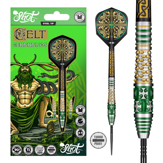 Shot - Celt - Cernunnos Turbo Point 90% Tungsten Darts