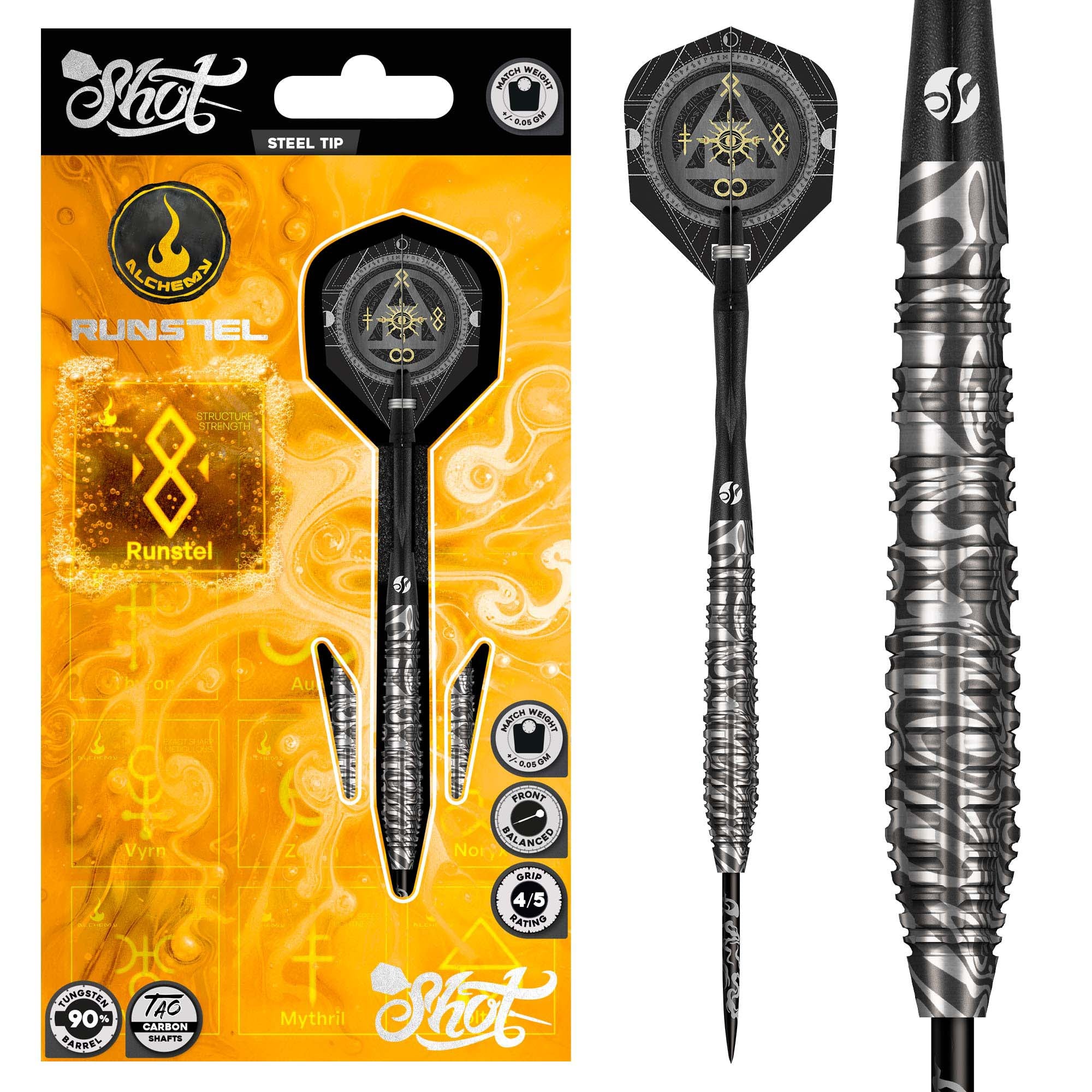 Shot - Ritchie Edhouse Core - 90% Tungsten Darts - 23g / 24g