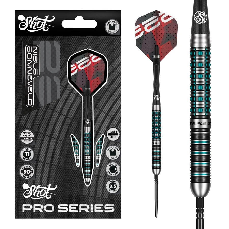 Shot Niels Zonneveld Turbo Point 90% Tungsten Steel Tip Darts