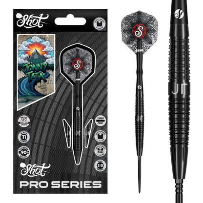 Shot Pro Series Jonny Tata Turbo Point 90% Tungsten Steel Tip Darts