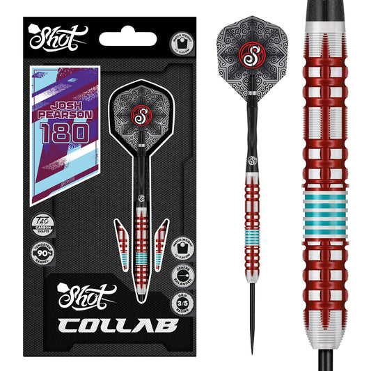 Shot - Collab - Josh Pearson - 90% Tungsten Darts - 23g