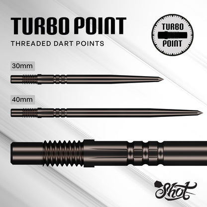 Shot - Turbo Dart Points - Gold or Black