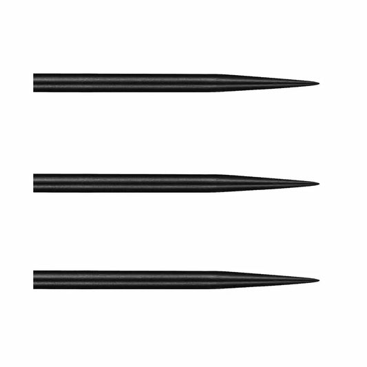 Shot - Black Steel Tip Dart Points - 32/35/38/45mm