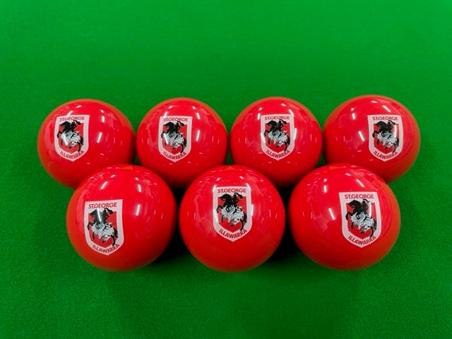 7x 2" Aramith NRL Pool Balls (All Teams Available)