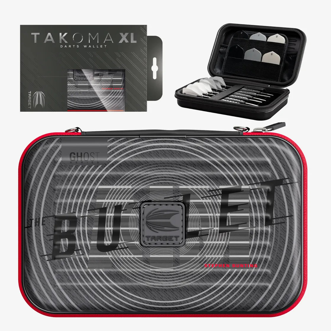 Target Takoma XL Ghost Darts Players Case / Wallets (Holds 2 sets of Darts)