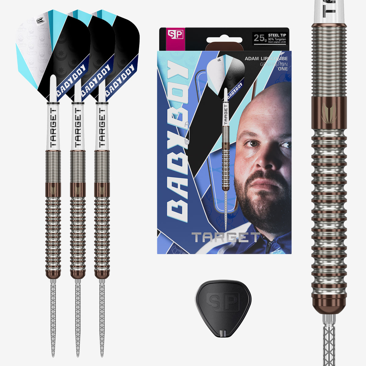 Target Adam Lipscombe SP 90% Tungsten Steel Tip Darts 2026