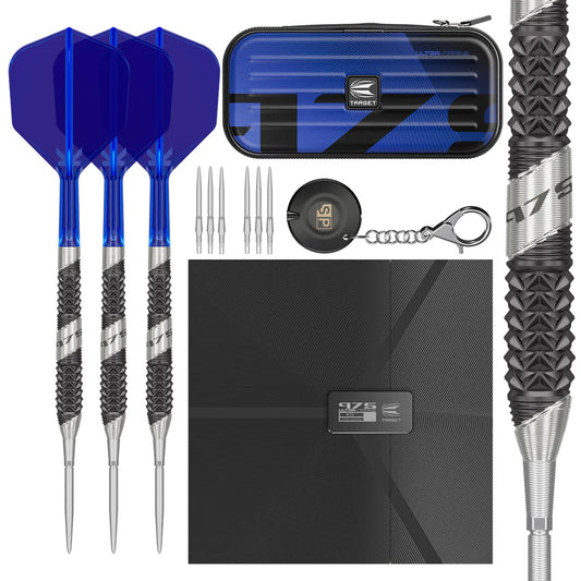 Target - 975 Ultra Marine 02 SP Steel Tip Darts - 97.5% Tungsten