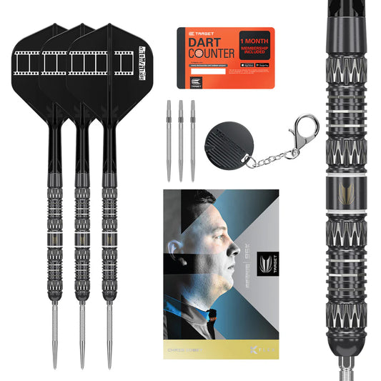 Target Darts - Chris Dobey 95k - 95% Steel Tip Tungsten Darts