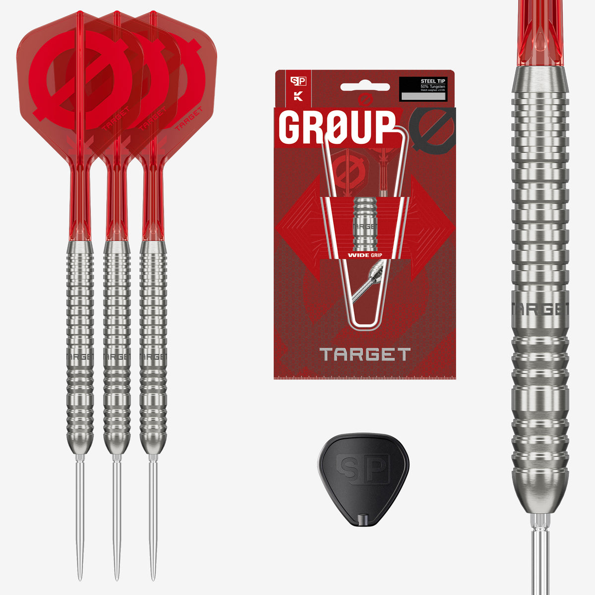 Target Group Ø 03 50% Tungsten SP Steel Tip Darts 2026