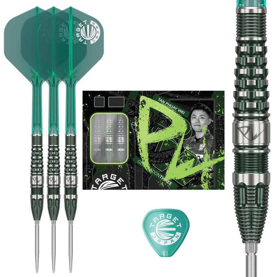Target Japan - PW Gen 3 SP Steel Tip Darts - 23g / 25g