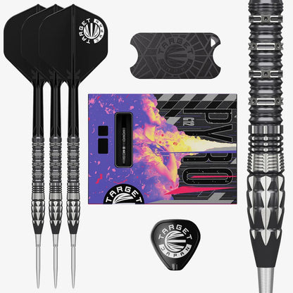 Target Japan Mitsumasa Hoshino Pyro G12 Swiss Point 90% Tungsten Steel Tip Darts