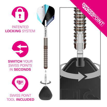 Target Adam Lipscombe SP 90% Tungsten Steel Tip Darts 2026