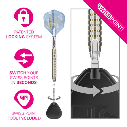 Target Adrian Lewis Showdown SP 95% Tungsten Steel Tip Darts 2026