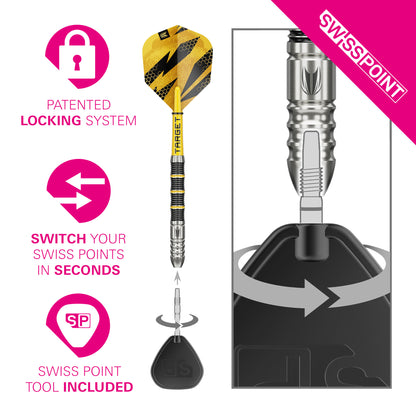 Target Buzz SP02 90% Tungsten Steel Tip Darts 2026