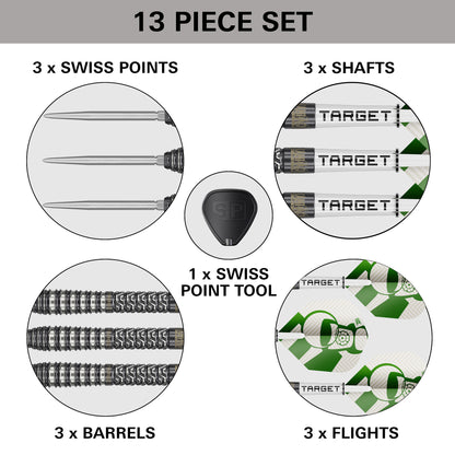 Target Charlie Manby Gen 1 SP 95% Tungsten Steel Tip Darts 2026