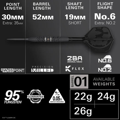 Target - STAR WARS™ Darth Vader SP Darts Set - 95% Tungsten